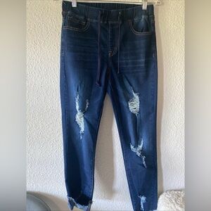YMI denim joggers